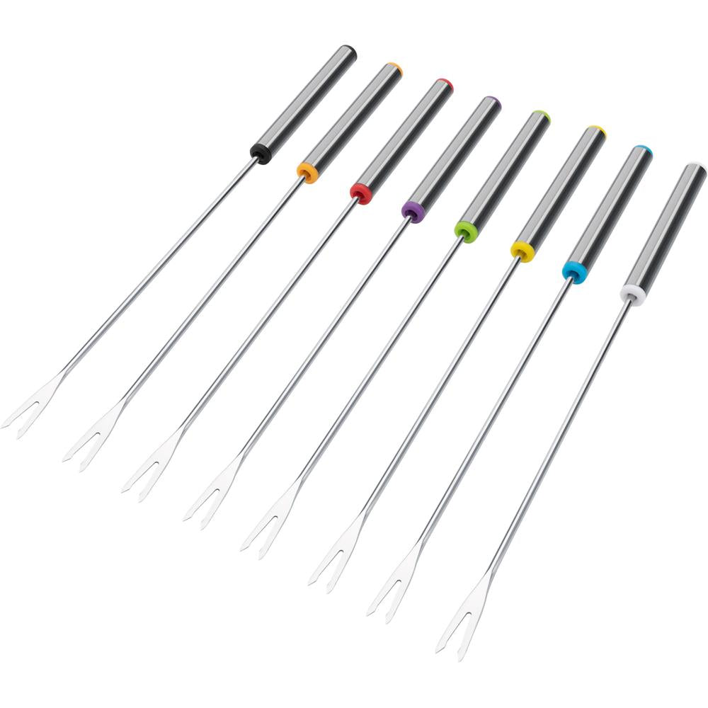 Steba DF 150 F Fritteuse mit Fondue-Set – 2,5L, stufenloser Temperaturregler, 1200W, Edelstahlgehäuse, inkl. 8 Fonduegabeln