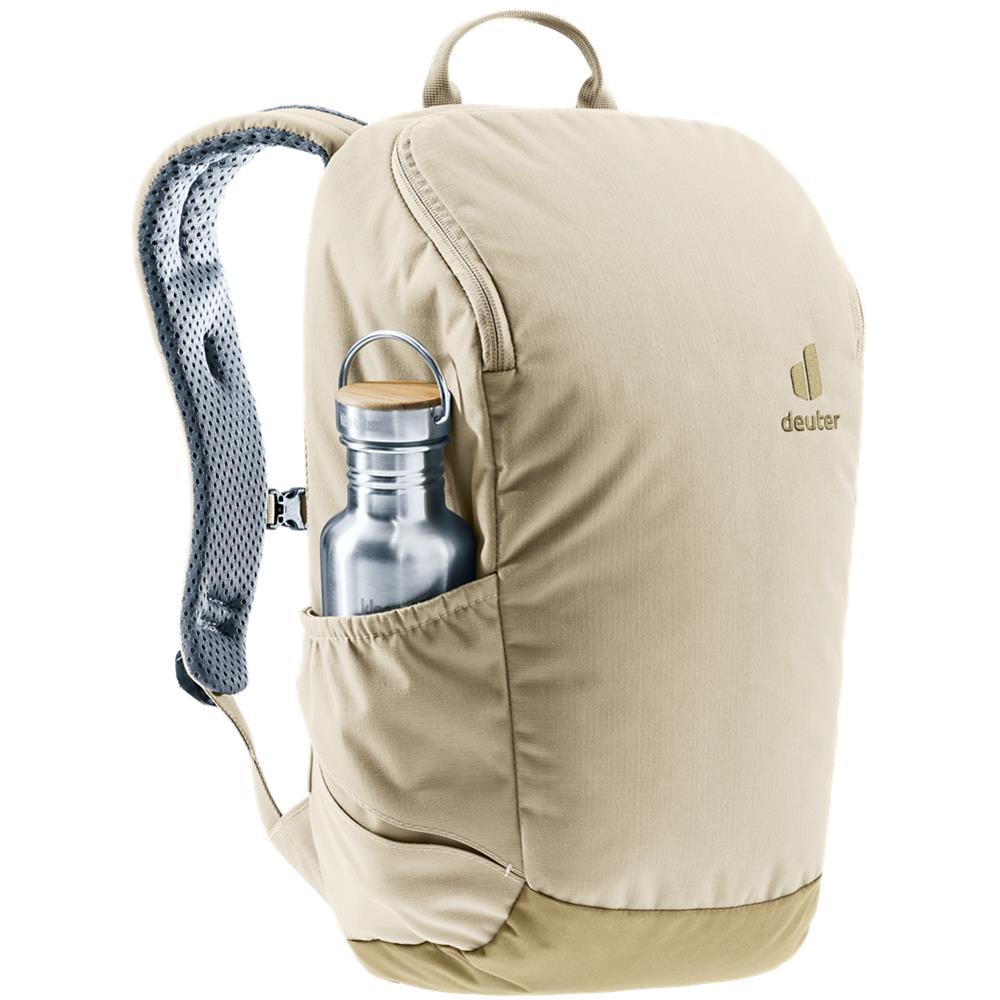deuter Stepout, Rucksack, bone-desert (beige), 16L, mit Flaschenhalter und Tabletfach