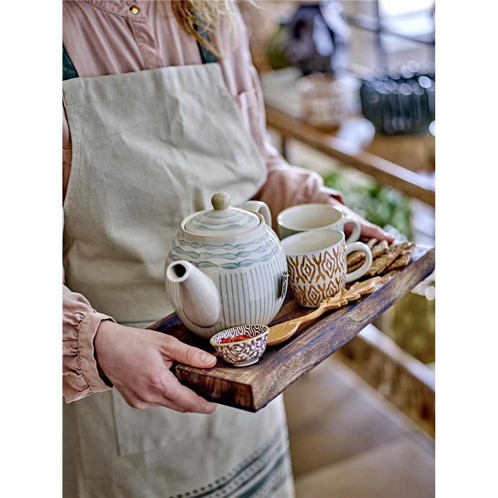 Bloomingville Maple Schüssel, Braun, 35ml, Steingut, dänisches Design