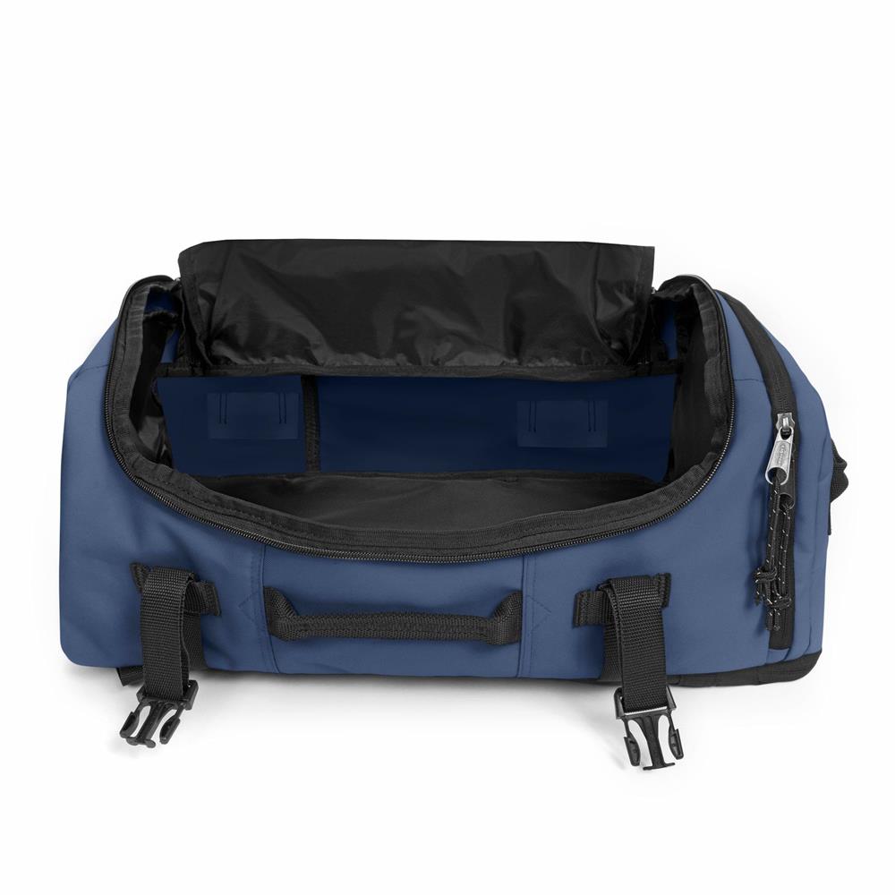 Eastpak CARRY PACK, Reiserucksack, Powder Pilot (blau), 30L, Reisetasche mit Flaschenhalter und Laptopfach