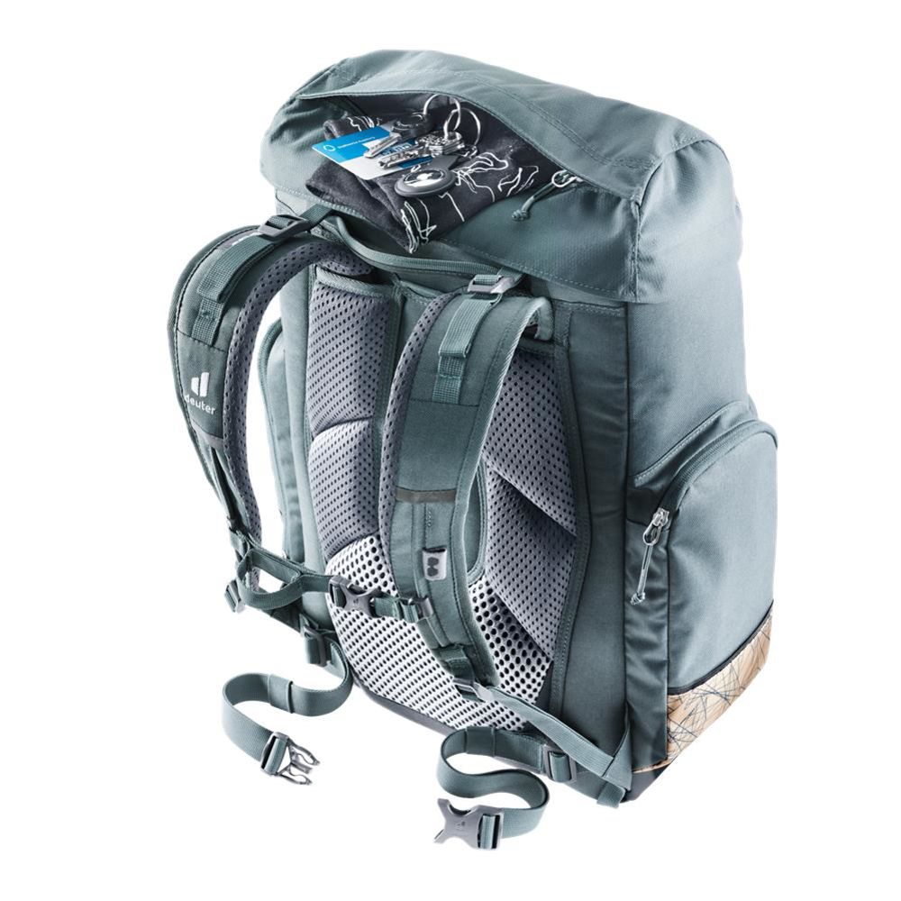 deuter Scula, Schulrucksack, teal-blush (grün), 30L, Schulranzen