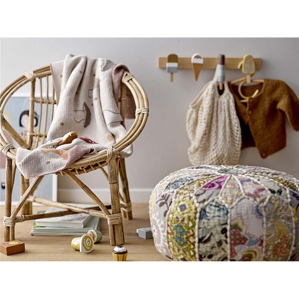 Bloomingville MINI Aranya Kinder Kleiderbügel Natur Rattan Kinderzimmer Kindergarderobe dänisches Design