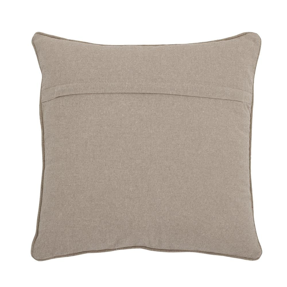 Bloomingville Cergy Kissen Braun 50x50 cm – Baumwolle/Leinen, gemustert & gemütlich