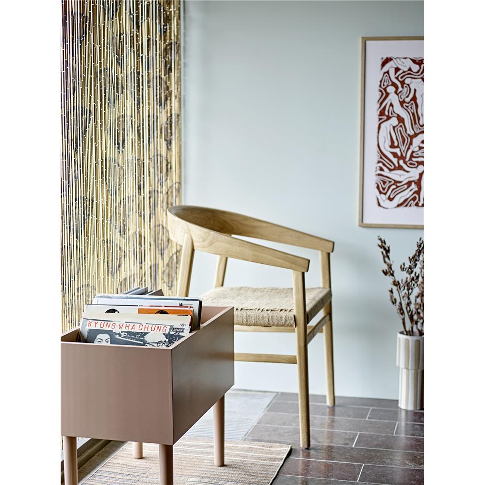 Bloomingville Boon Teppich, 80x55 cm, aus Baumwolle in braunen Nuancen, dänisches Design