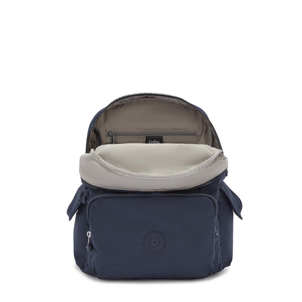 Kipling CITY PACK Medium Rucksack - 16L, Wasserbeständig, Blau, Stilvoll & Praktisch