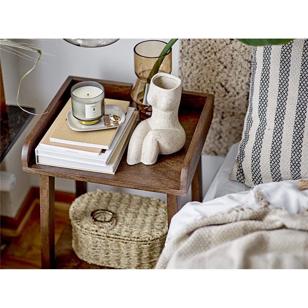 Bloomingville Saxo Teppich, Natur, Baumwolle L245 x B75 cm