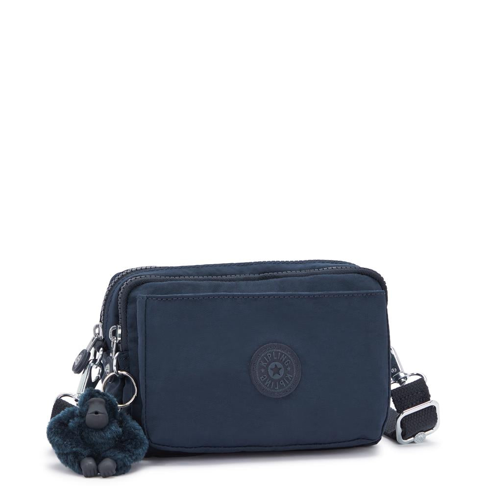 Kipling ABANU MULTI, 2-in-1-Crossbody- und Bauchtasche, Blue Bleu 2 (blau), Schultertasche