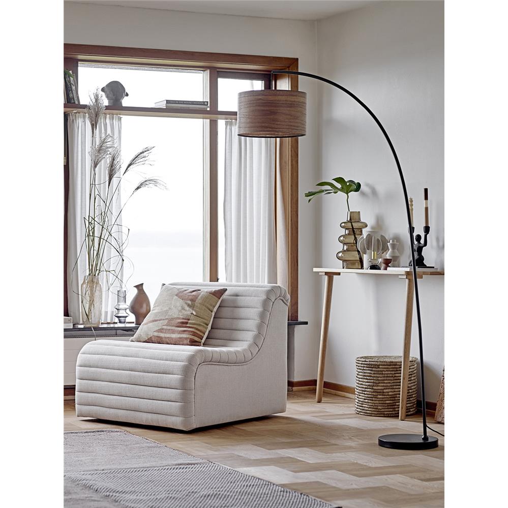 Bloomingville Rauke Vase Braun Glas Dekovase 20,5 x 34 cm Blumenvase