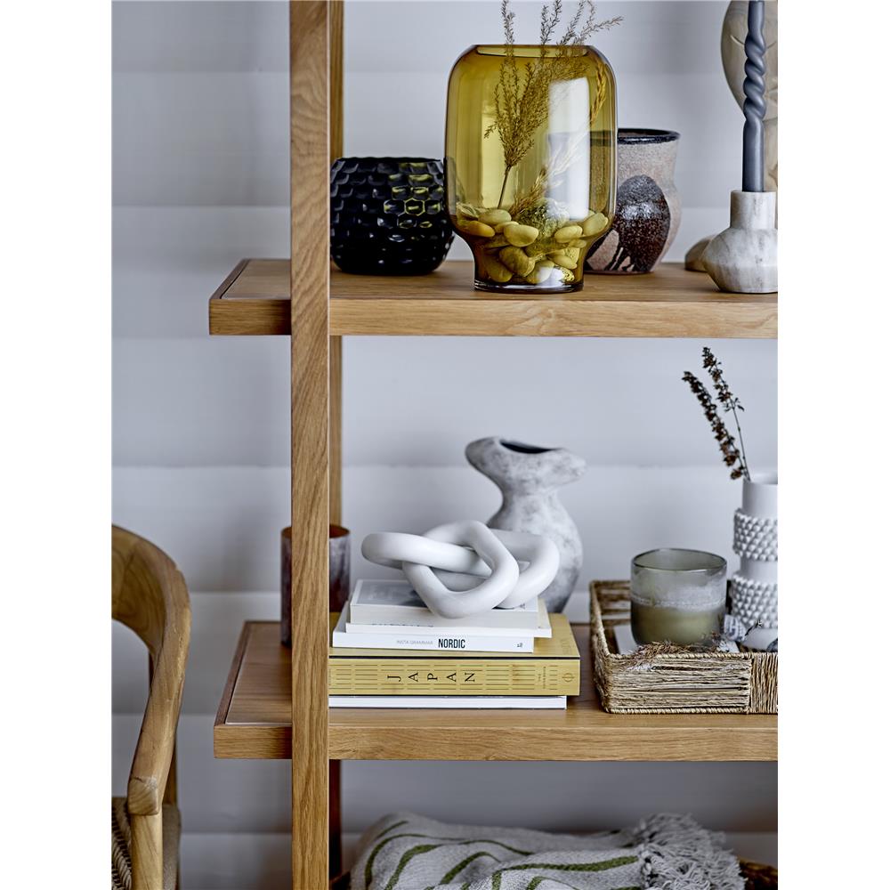 Bloomingville Nori Deko-Vase, Grau, Terrakotta, L15xH23xW10 cm