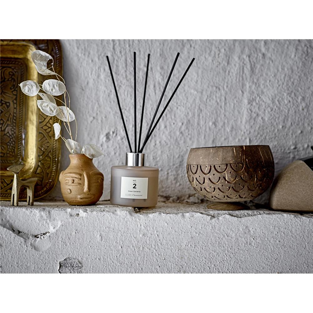 Bloomingville Dede Dekovase in Braun 7,5cm aus Terrakotta