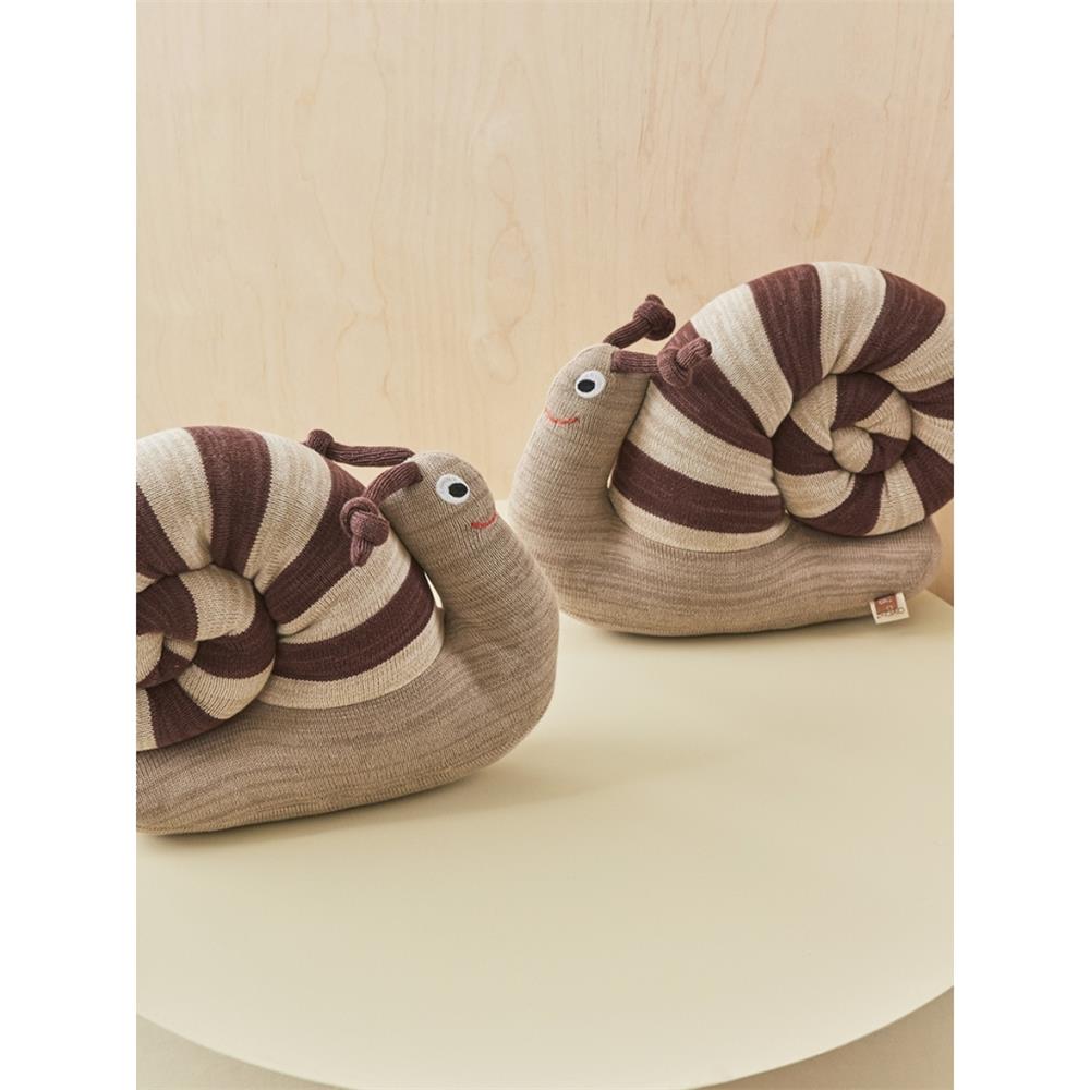 OYOY Mini - Kinderkissen Schnecke Sally, Stofftier, Baumwolle