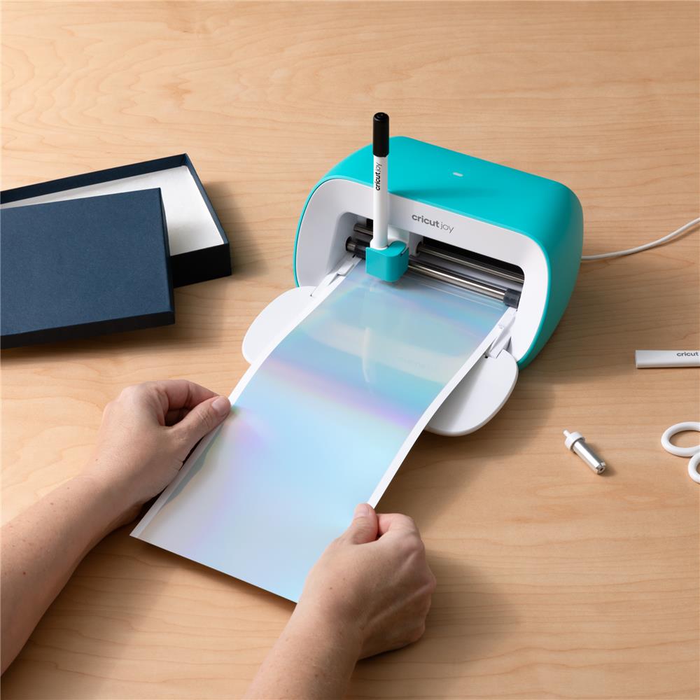 Cricut Joy Smart Label beschreibbares Vinyl in Permanent Silber 4 Bögen je 14x33cm