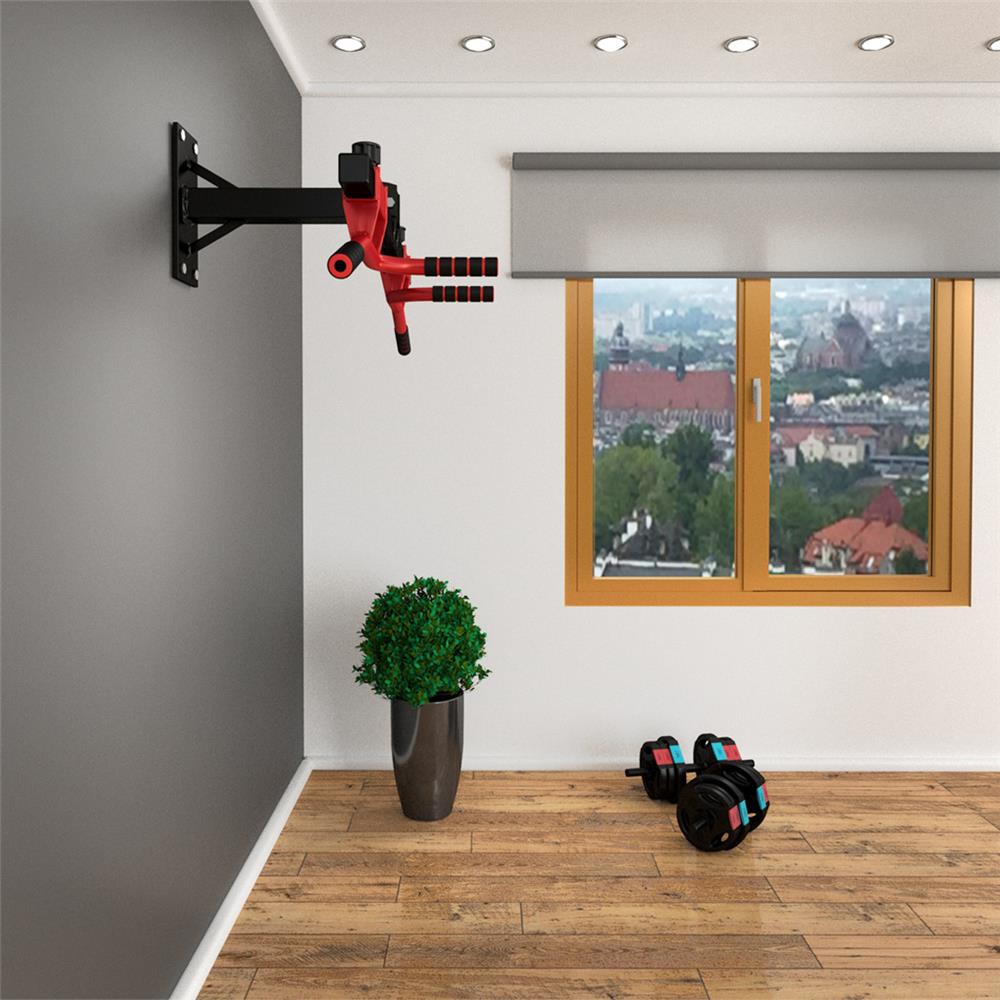 Klimmzugstange Wand- und Deckenmontage mit Boxsackhalter | HMS Premium DD10