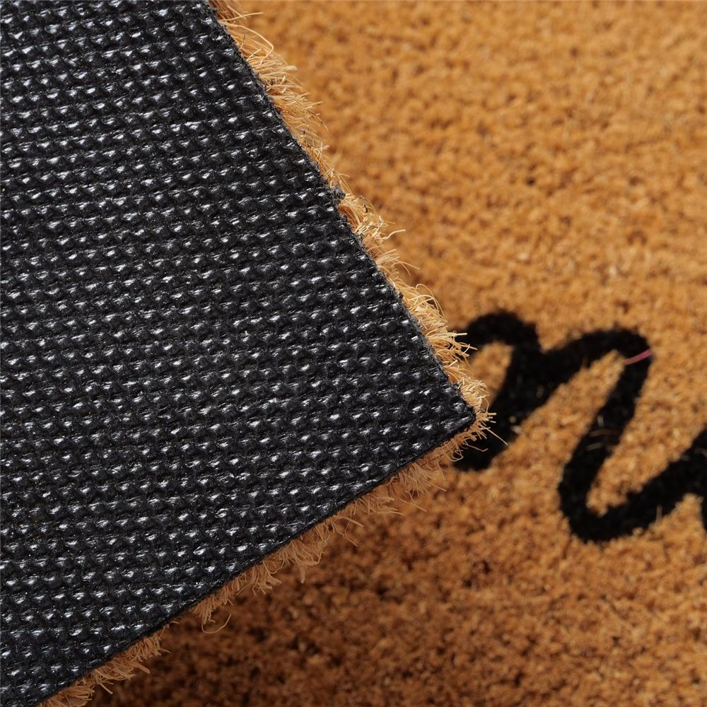 BOLTZE Fußmatte Willkommen 60x40cm aus Kokos mit Schriftzug "Willkommen"