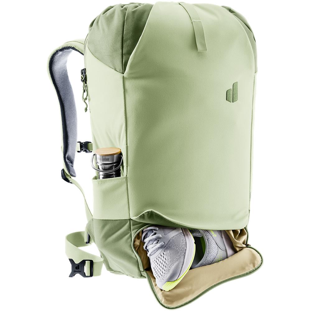 deuter Utilion 34+5, Rucksack, mineral-grove (grün), 39L, mit Flaschenhalter und Laptopfach