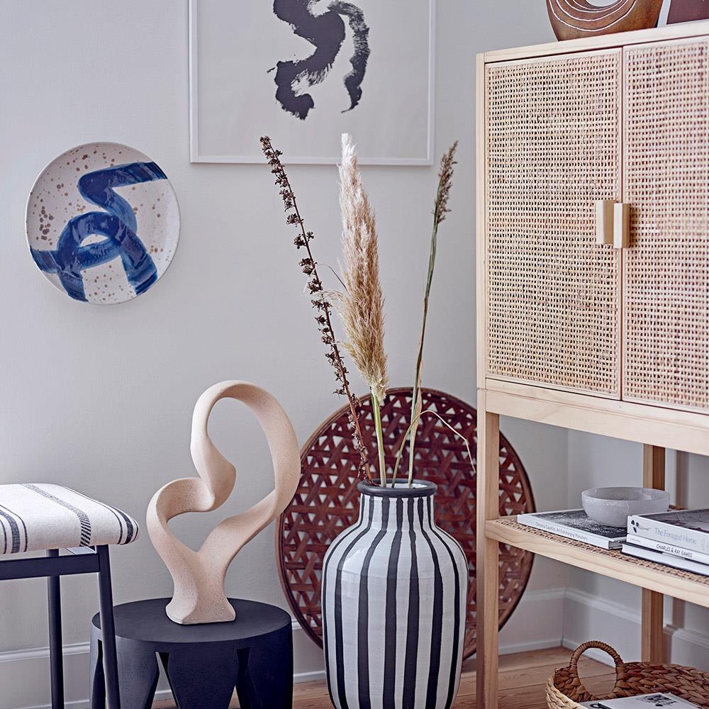 Bloomingville Berhan Dekofigur Skulptur Steingut Natur 40,5 cm Statement-Dekoobjekt