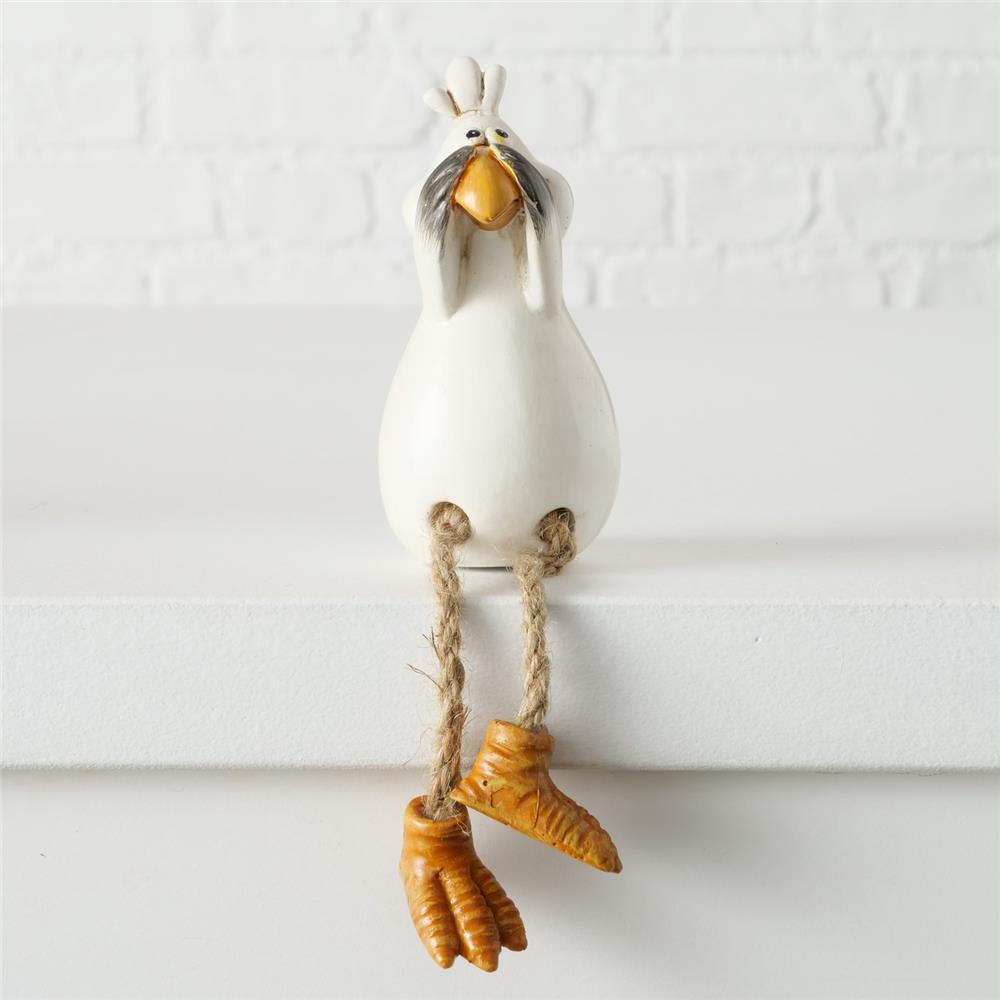 BOLTZE Dekofigur Kantenhocker Möwe Harrys 3er Set Maritimes Design