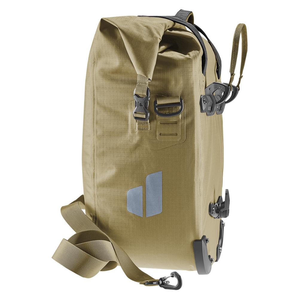 deuter Weybridge, Fahrradtasche, desert (beige), 25L+5L, mit Bagfix-Halterung