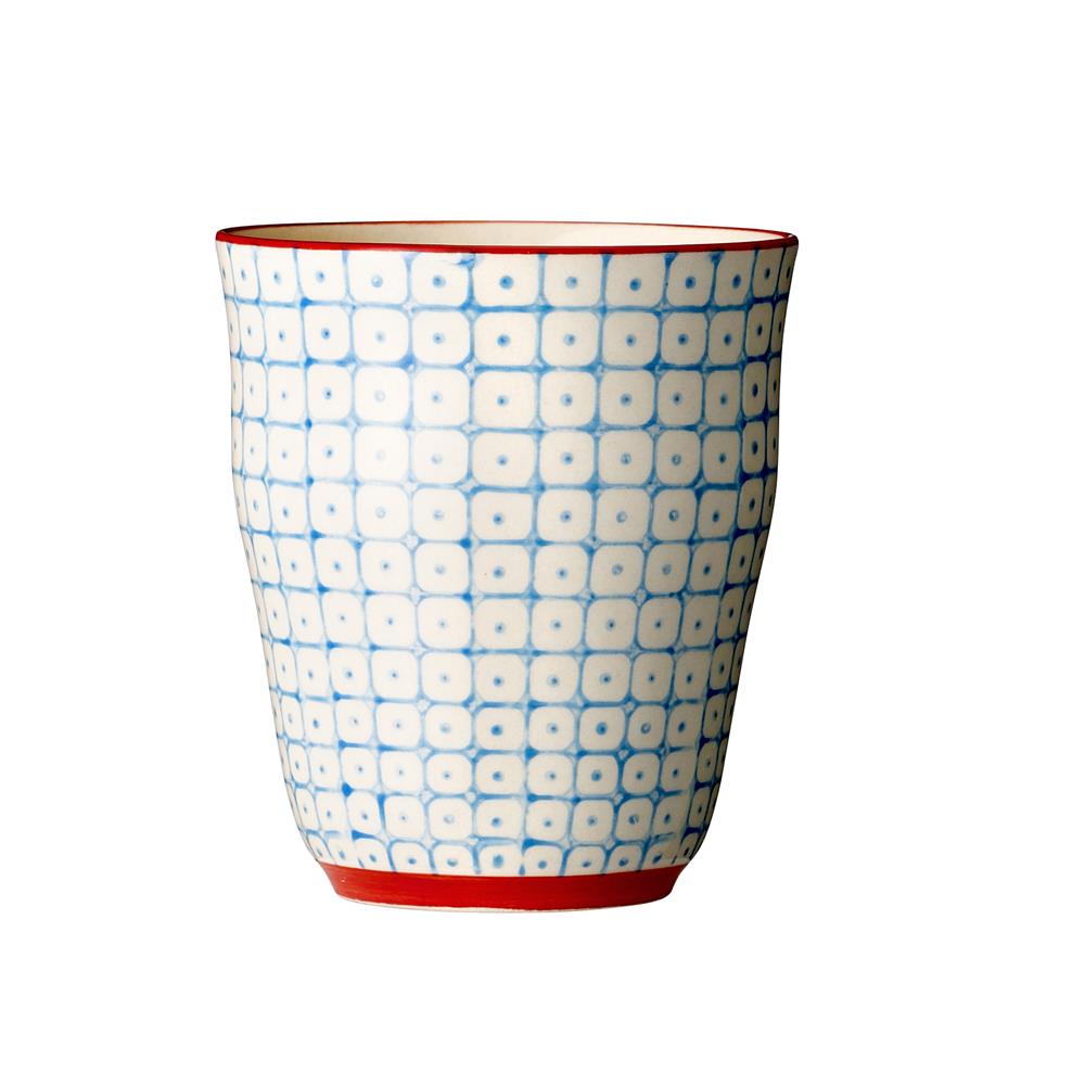 Bloomingville Carla Becher, 6er Set, Bunt, 200ml, Steingut, dänisches Design