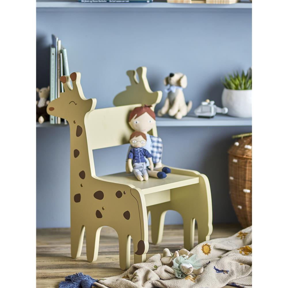 Bloomingville MINI Ibber Stuhl, Grau, Kinderstuhl, Giraffe, Kinderzimmer, dänisches Design