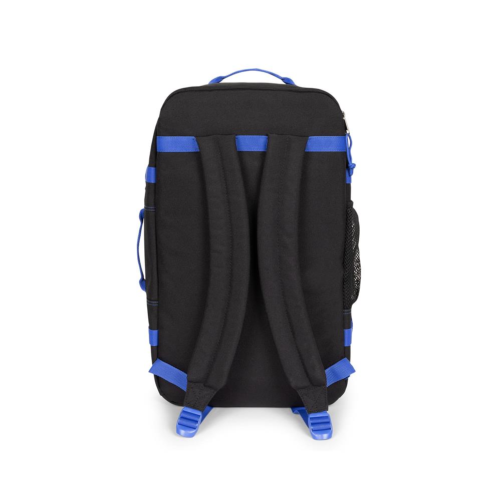 Eastpak CARRY PACK, Reiserucksack, Kontrast Black Blue (blau), 30L, Reisetasche mit Flaschenhalter und Laptopfach