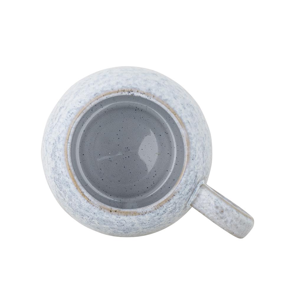 Bloomingville Paula Becher Blau Steingut 410ml großer Kaffeebecher