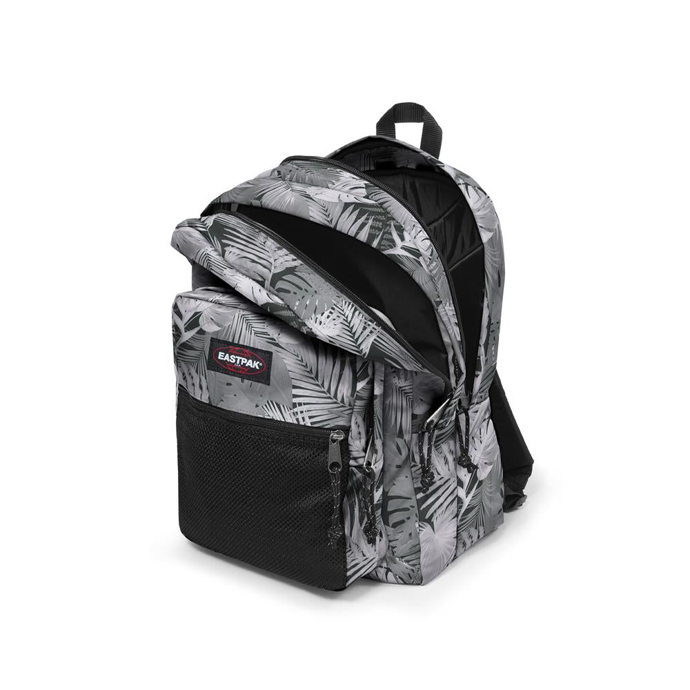 Eastpak PINNACLE, Großer Rucksack, Brize RetroDark (grau), 38L, Rucksack mit 2 Fächern