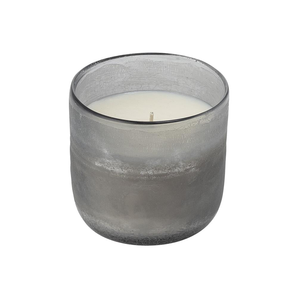 Bloomingville NO. 3 - Santal Fig Duftkerze, Blue, Natürliches Wachs, 390G - 60 Hour - Gift Box - D10xH10,5 cm