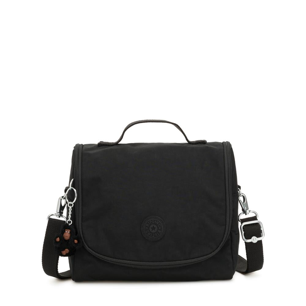 Kipling NEW KICHIROU, isolierte Lunchbox Tasche mit Trolleyschlaufe, 6L, True Black (schwarz)