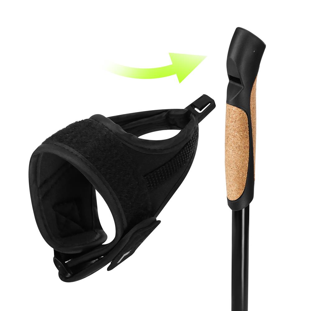 Nordic Walking Stöcke Aluminium 6061 Korkgriff Grün | NILS NW8611