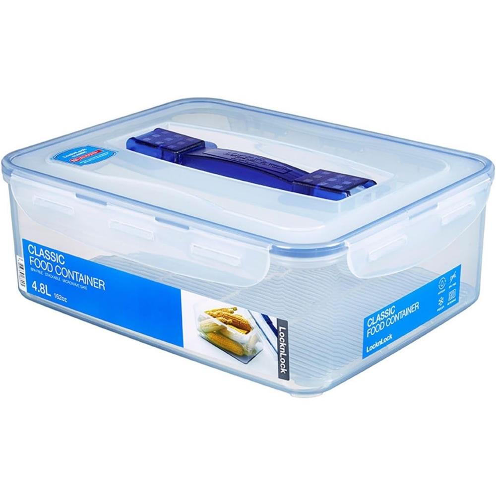 LocknLock Classic Aufbewahrungsbox 4,8 L mit Ablaufgitter - Vorratsdose stapelbar auslaufsicher