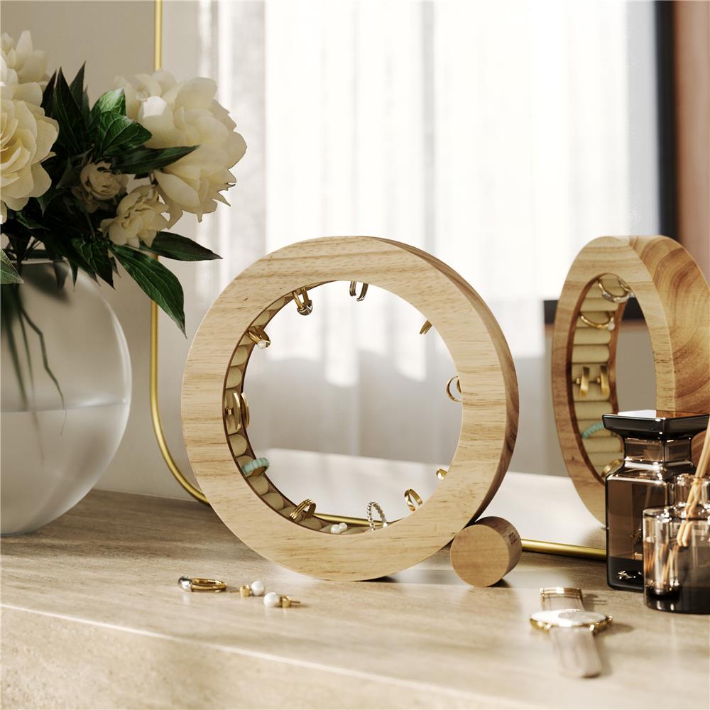 Umbra Ferris Schmuckorganizer aus Holz, 19cm, für Ringe und Ohrringe