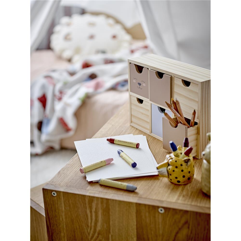 Bloomingville MINI Calle Aufbewahrungsbox, Schreibtisch-Organizer, Kinderzimmer, dänisches Design