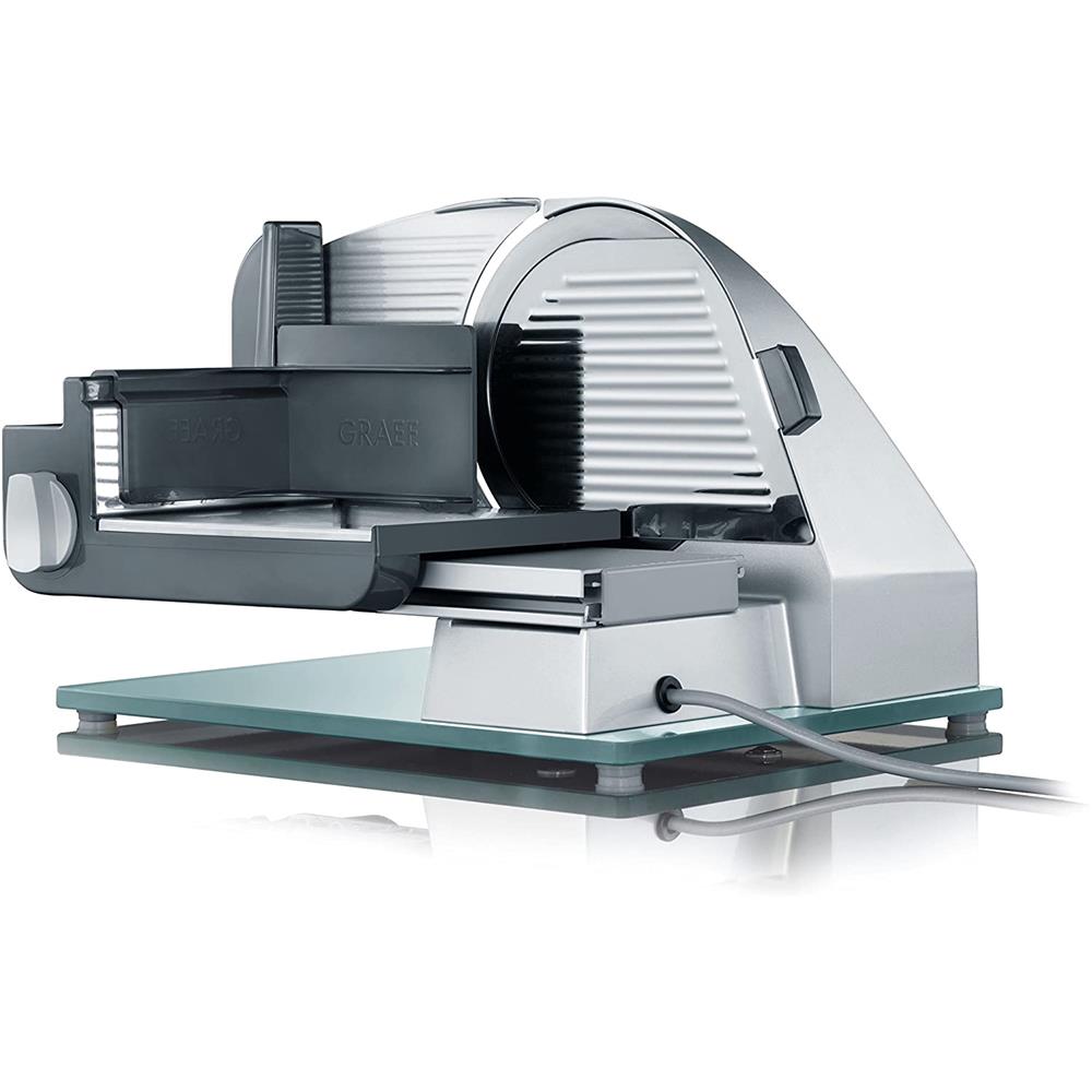 GRAEF Master M20EU Allesschneider Silber 170 W Edelstahl Glasbodenplatte