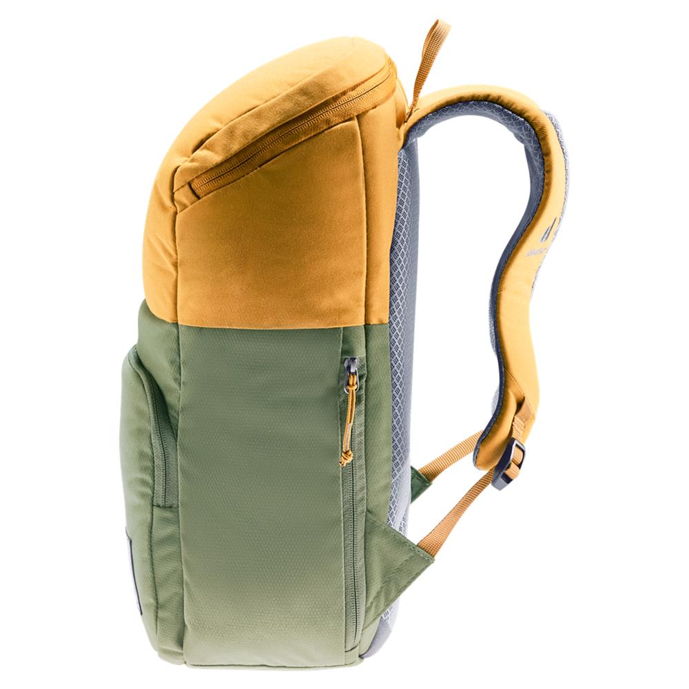 deuter Overday, Kinderrucksack, khaki-cinnamon (grün), 15L, für Kinder ab 10 Jahre