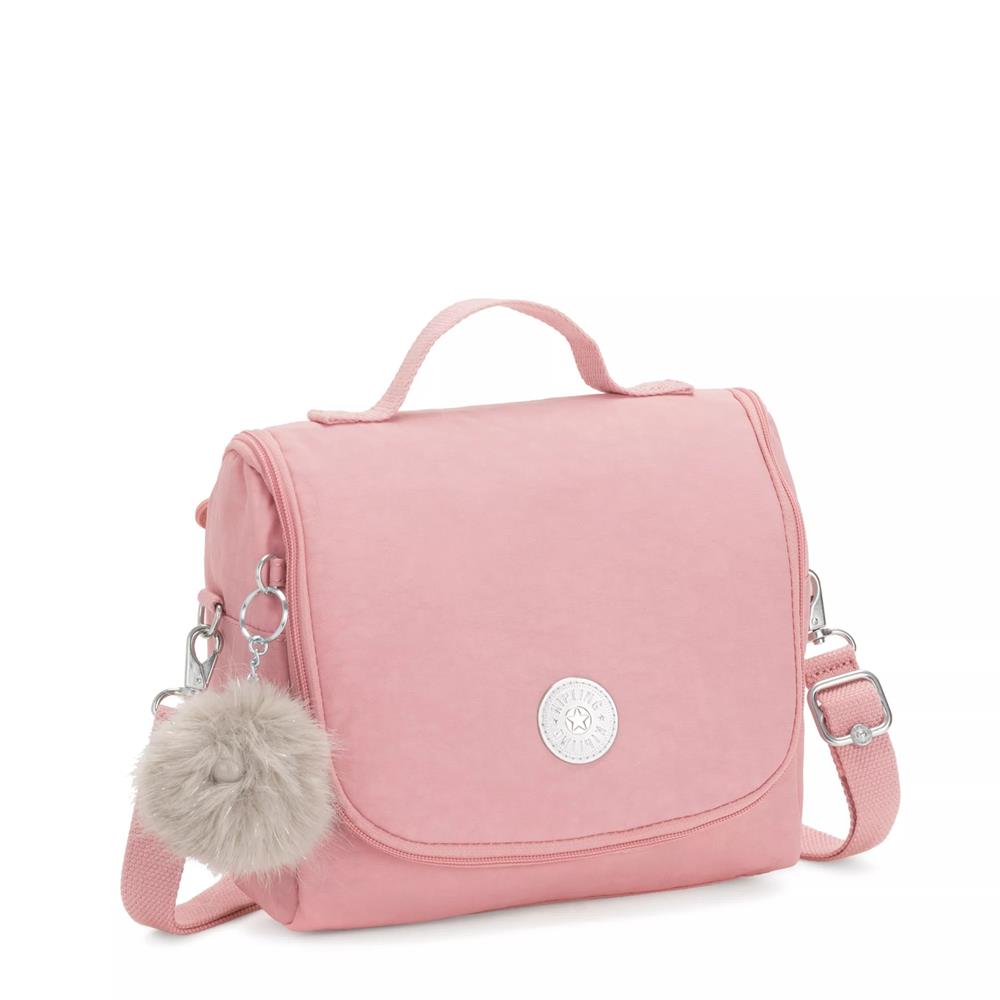 Kipling NEW KICHIROU, isolierte Lunchbox Tasche mit Trolleyschlaufe, 6L, Bridal Rose (rosa)