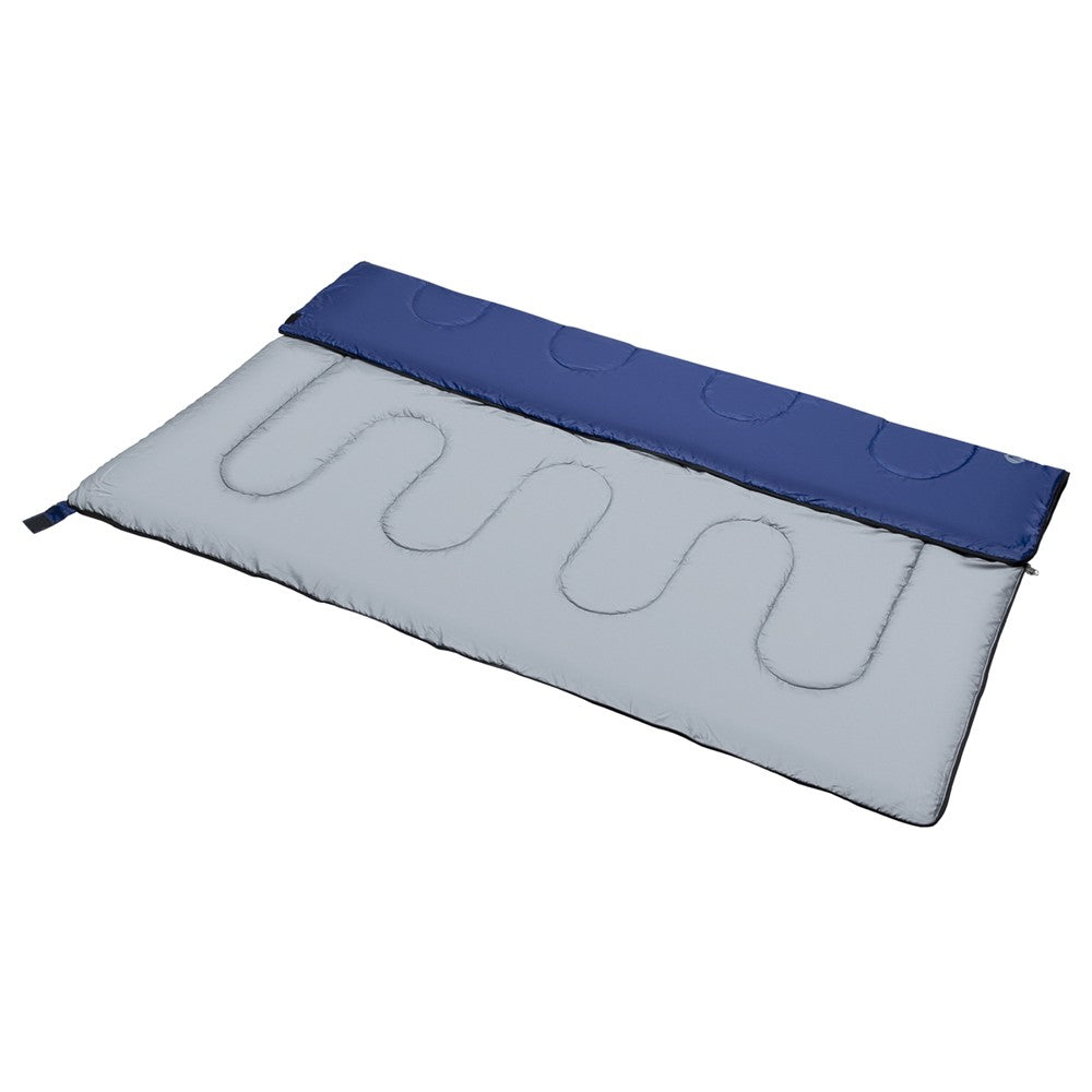 NILS CAMP Schlafsack Blau-Grau - leichter Sommerschlafsack für Camping, Trekking & Outdoor