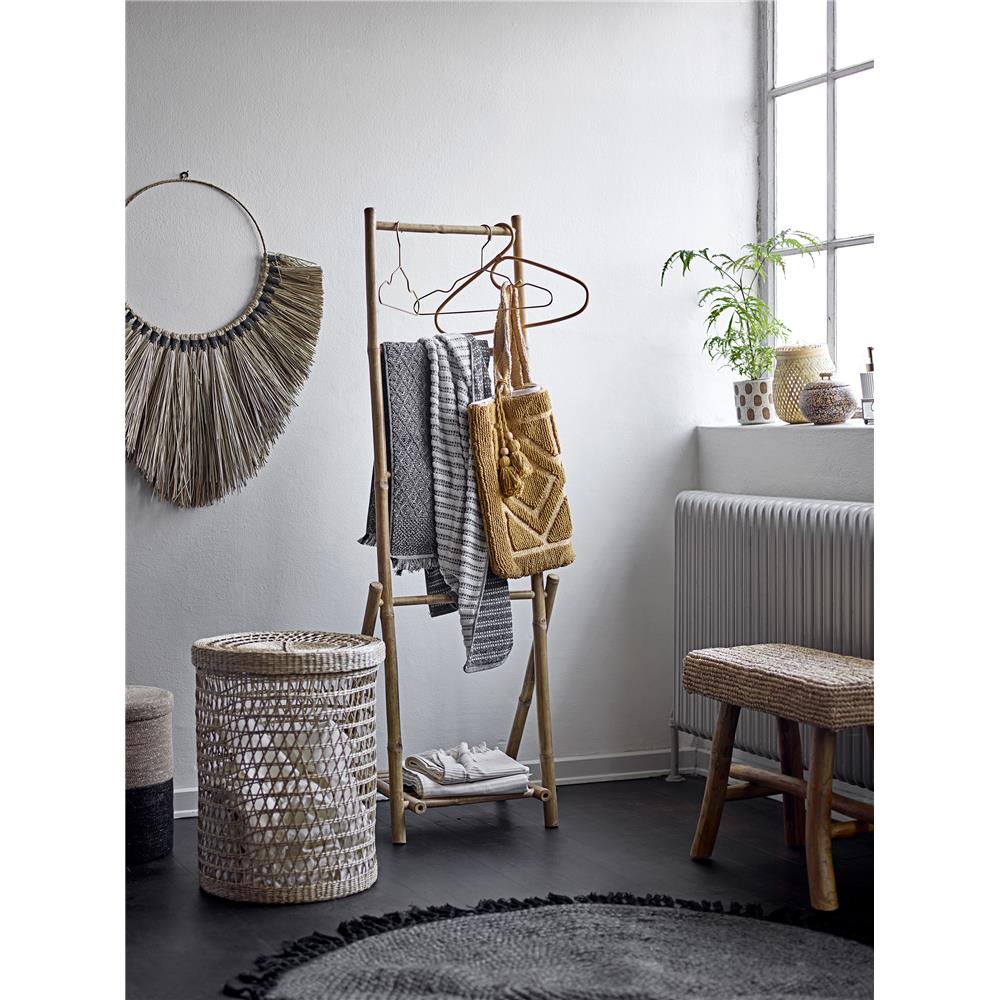 Bloomingville Connie Korb mit Deckel Natur/braun Seegras 2er Set Aufbewahrung dänisches Design