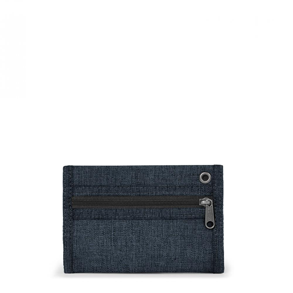 Eastpak CREW SINGLE, Geldbörse, Triple Denim (blau), Dreifach faltbares Portemonnaie