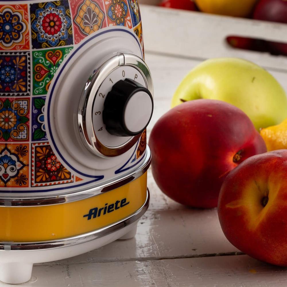 Ariete Positano Standmixer, Mediterranes Design, Glasbehälter 1,5L, Smoothie Maker, 1000W