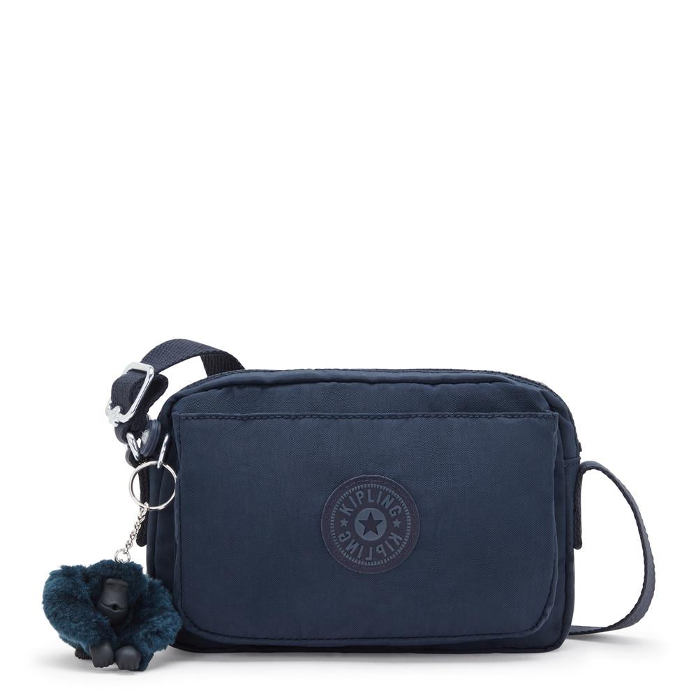 Kipling ABANU S, Kleine Umhängetasche, Blue Bleu 2 (blau), Schultertasche mit verstellbarem Schultergurt
