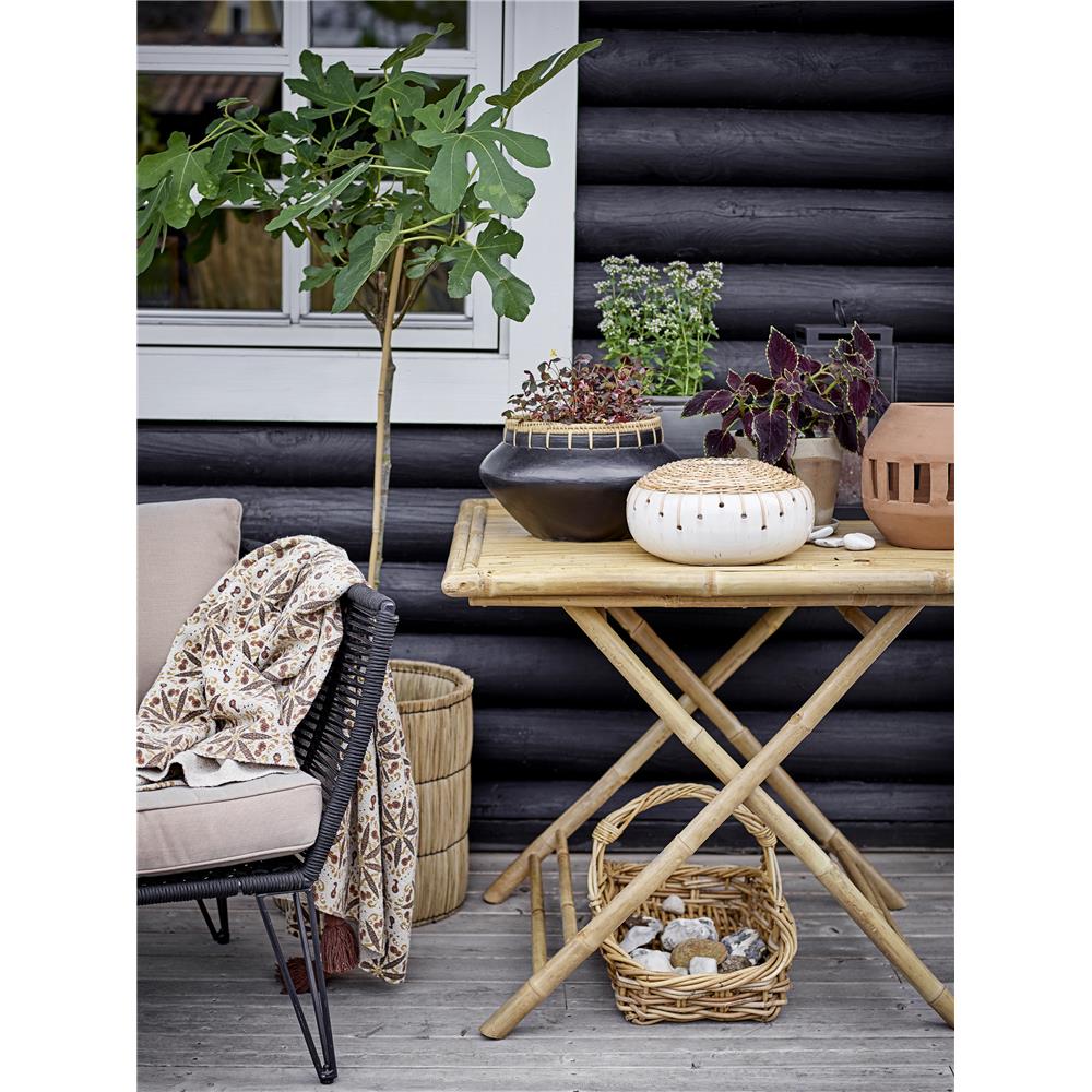 Bloomingville Elit Korb 2er Set Natur Mendong Grass Aufbewahrung dänisches Design