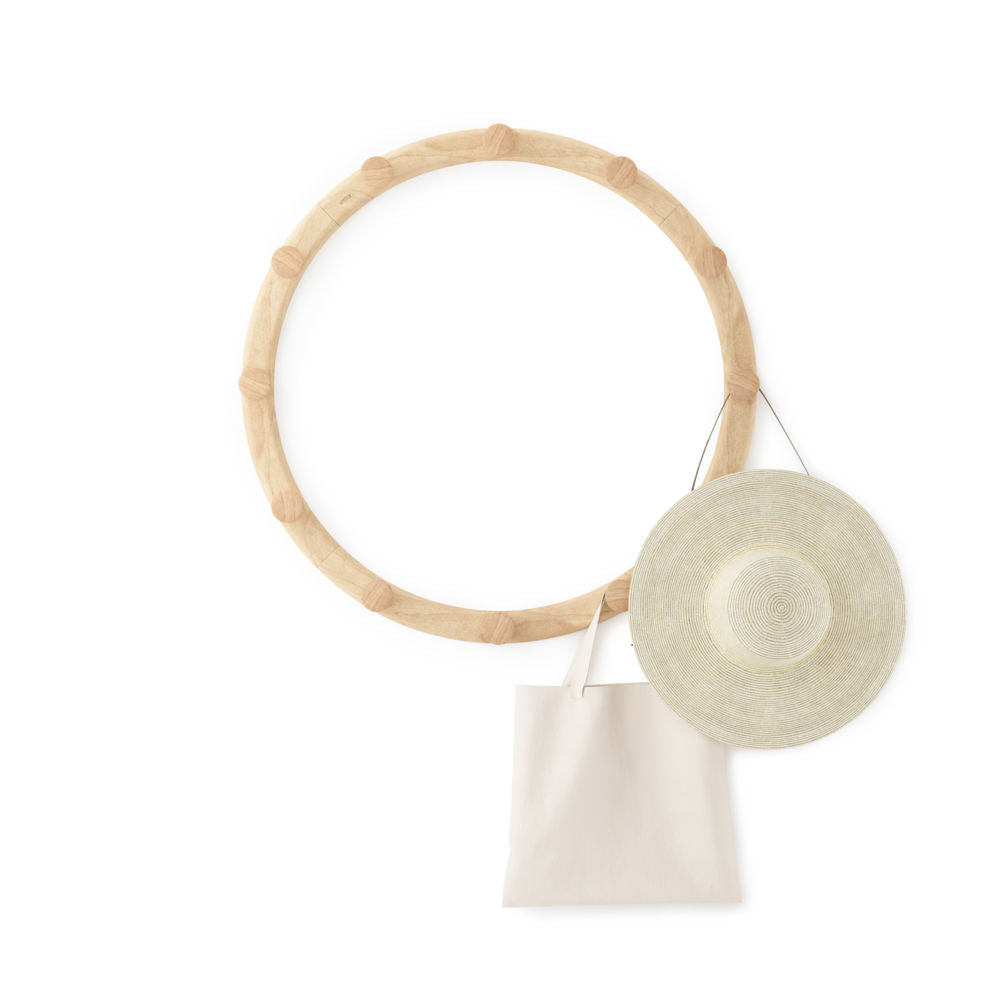 Umbra SLINKA HOOK SET 4 NATURAL Wandgarderobe 12 Haken Holz Modular