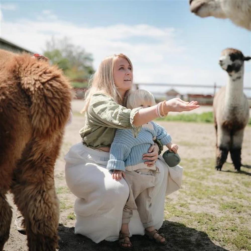 Mushie Beißring Perlen 3er Set, Lilac/Cyan/Soft Peach, Armband aus Silikon, BPA-frei