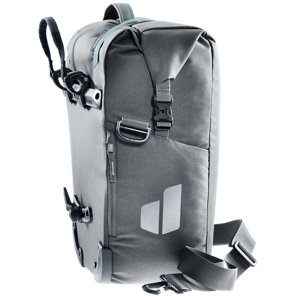 deuter Valbona 20+5, Fahrradtasche, graphite (grau), 25L, Hinterradtasche