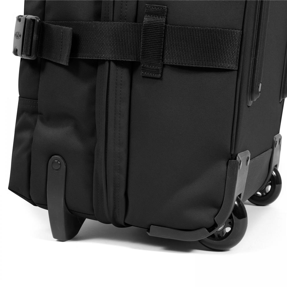 Eastpak TRANVERZ S, Kleiner Reisetrolley, Black (schwarz), 42L, Rollkoffer mit 2 Rädern und TSA-Schloss