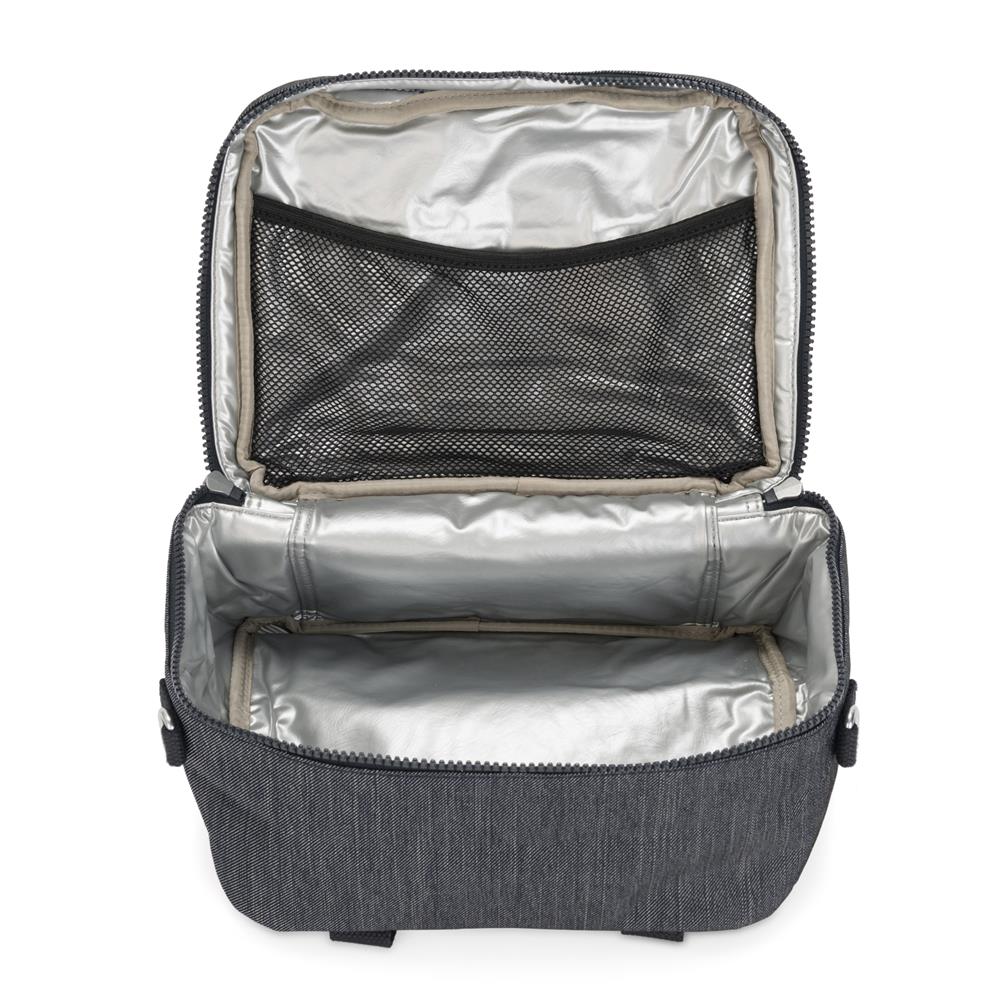 Kipling MIYO, Große Lunchbox, Marine Navy (blau), Frühstückstasche mit Trolleyschlaufe