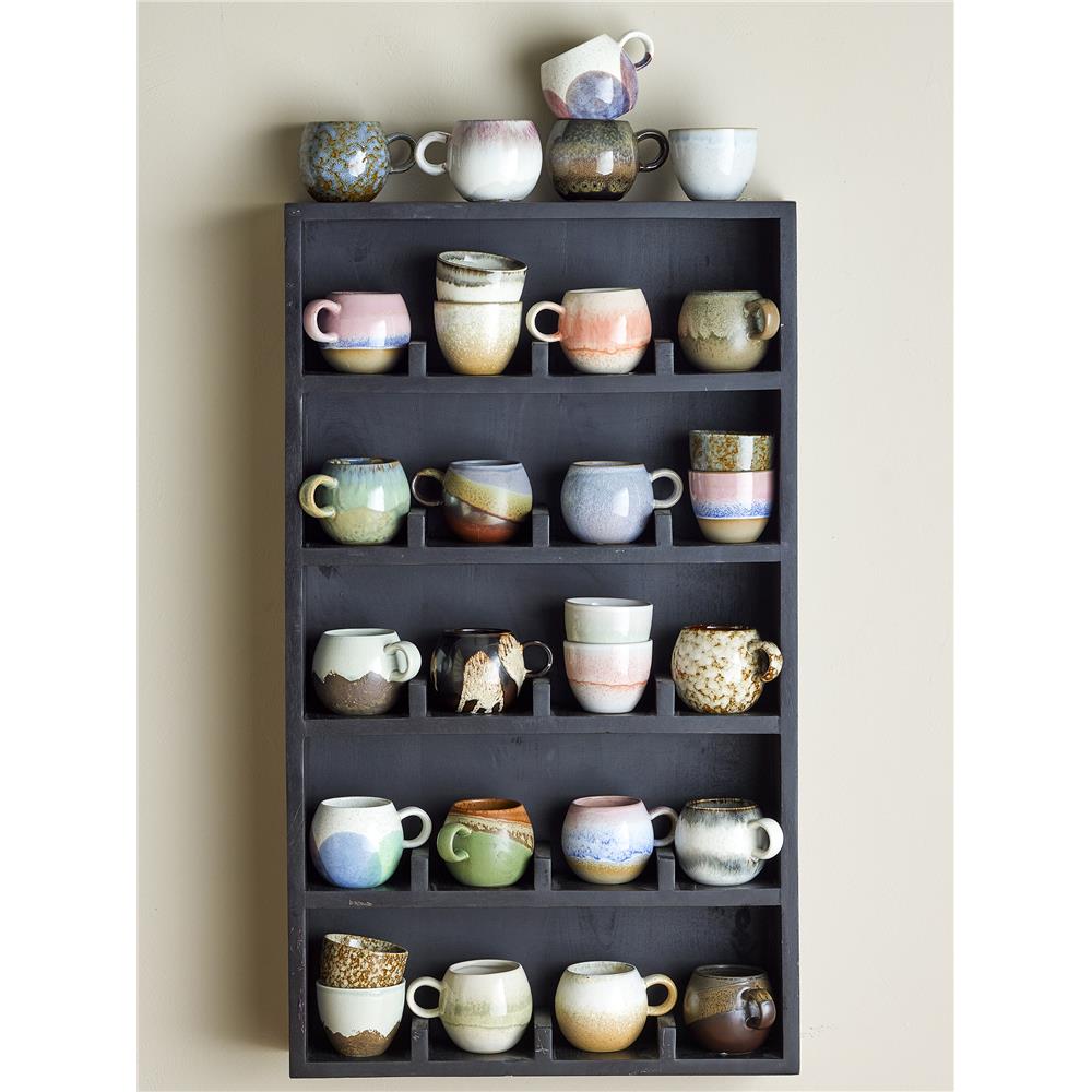 Bloomingville Paula Tasse, Blau/Grün, 275ml, Steingut, dänisches Design