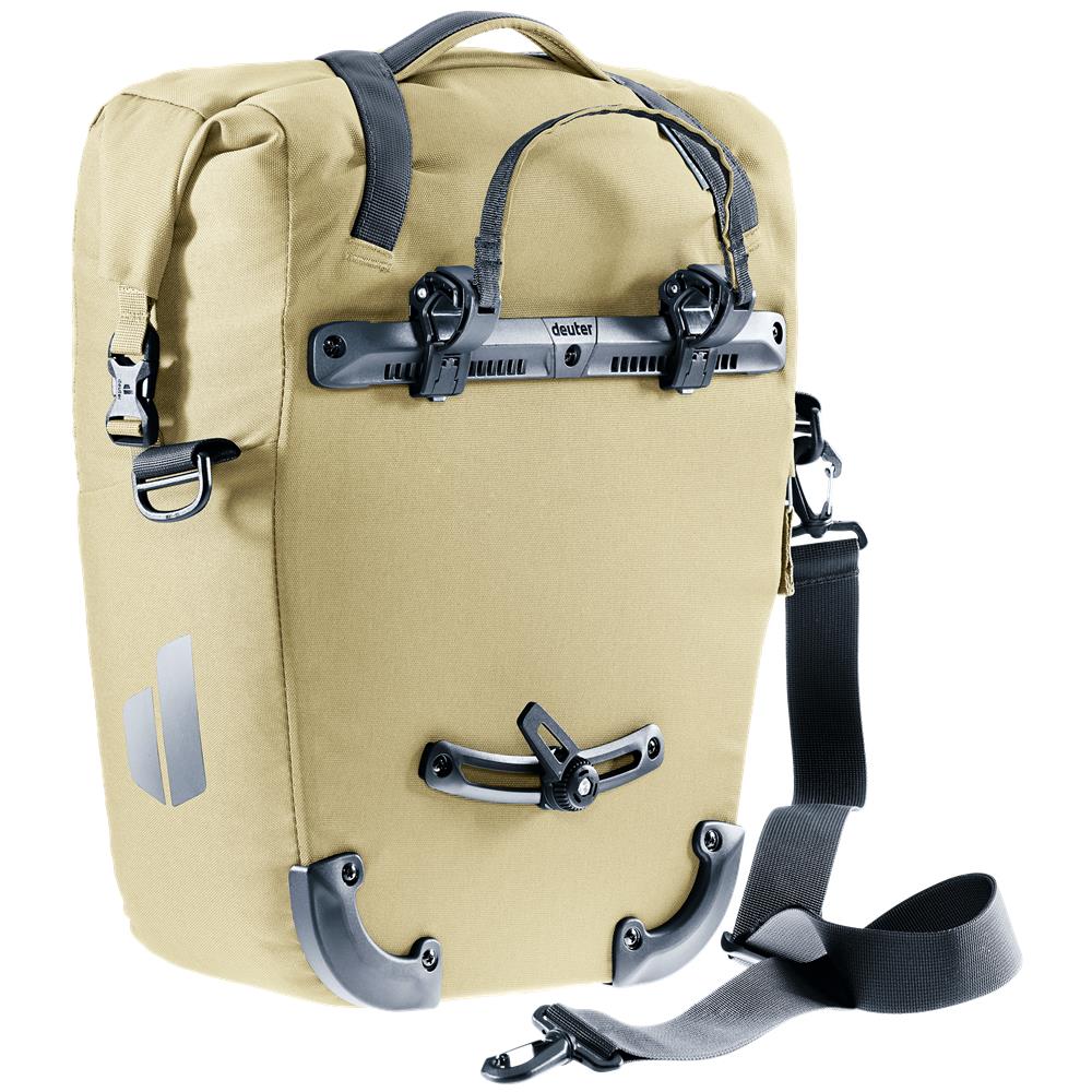 deuter Valbona 20+5, Fahrradtasche, desert (beige), 25L, Hinterradtasche