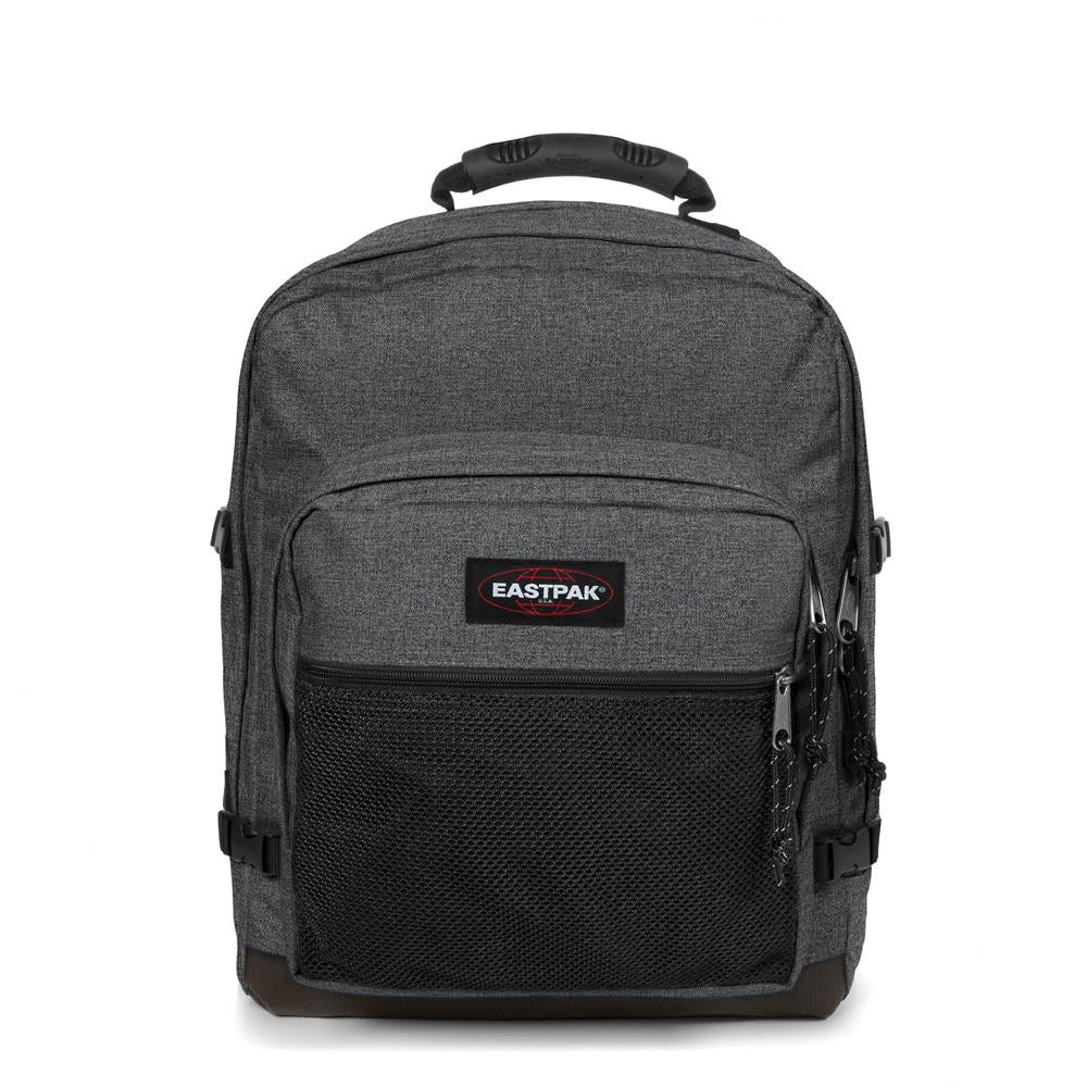 Eastpak ULTIMATE, Großer Rucksack, Black Denim (grau), 42L, mit Laptopfach